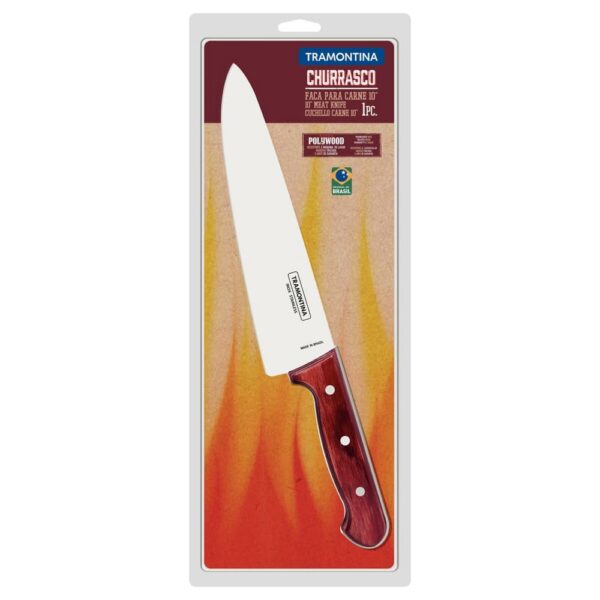 Cuchillo para carne 10" Polywood Rojo - Imagen 2