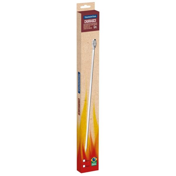 Juego de Brochetas de Acero Inoxidable 20cm 6 Piezas - Imagen 2