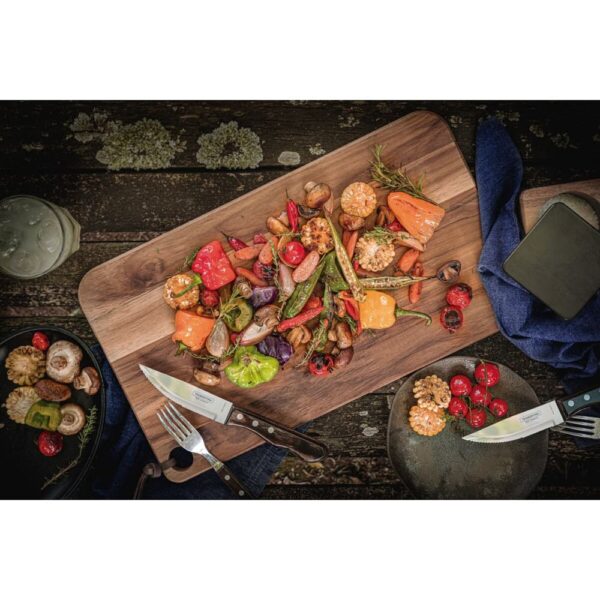Juego de Cubiertos para Churrasco Jumbo Polywood Marrón 12 piezas - Imagen 5