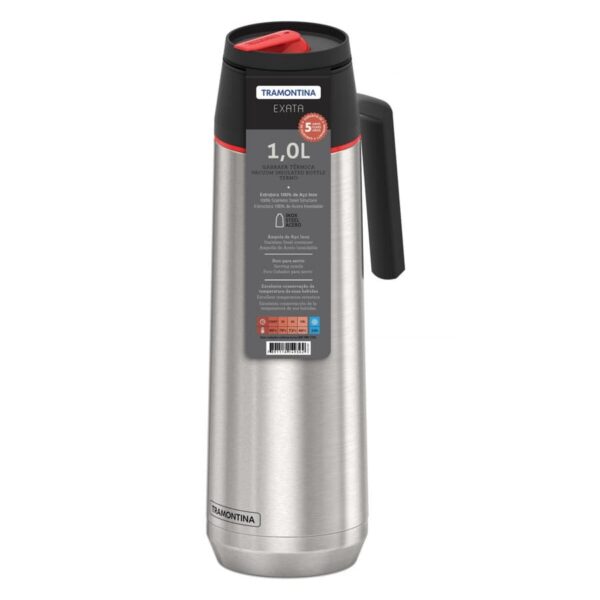 Termo Exata de acero inoxidable 1 L Tramontina - Imagen 5