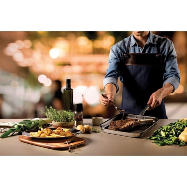 Plancha Grano Inox - Interno Antiadherente de 28cm - Imagen 5