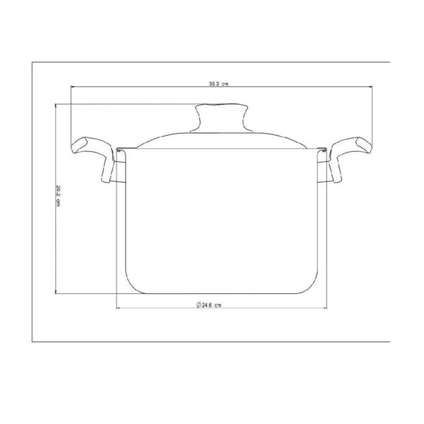 Espaguetera My Lovely Kitchen de aluminio Dorado con revestimiento interno antiadherente Starflon Max 22cm 6L - Imagen 4