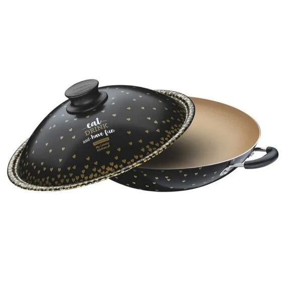 Olla Wok My Lovely de Aluminio con Revestimiento de Antiadherente Starflon Max 32 cm 4,5L - Imagen 3
