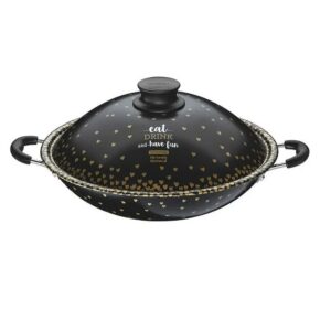 Olla Wok My Lovely de Aluminio con Revestimiento de Antiadherente Starflon Max 32 cm 4,5L