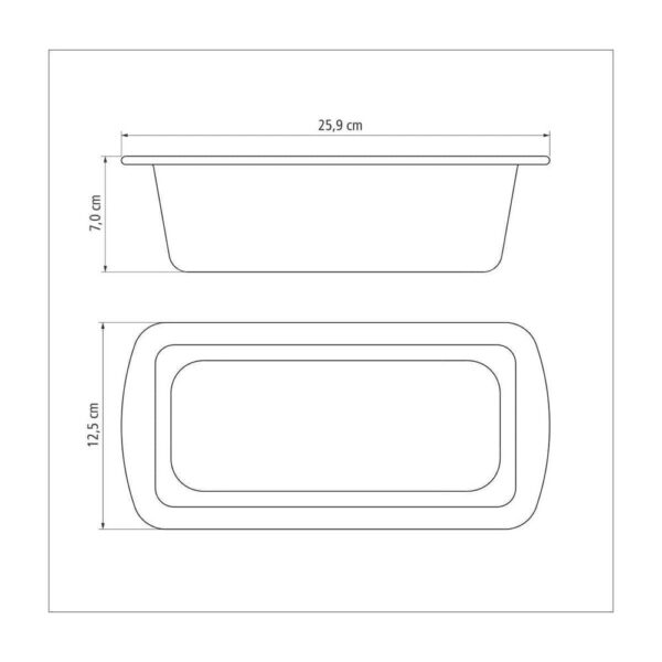 Molde para Pan y Pasteles Brasil de Aluminio con Revestimiento Antiadherente 22cm - Imagen 4