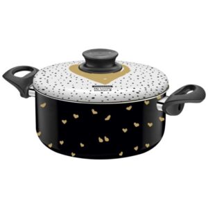 Cacerola My Lovely Kitchen de aluminio Dorado con revestimiento interno antiadherente Starflon Max 22cm 4L