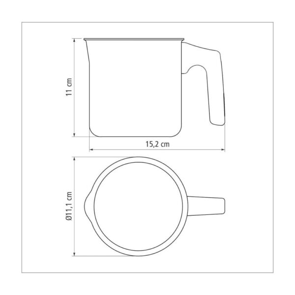 Hervidor Paris de Aluminio con Revestimiento Antiadherente Starflon Max 10cm 0,8L - Imagen 2