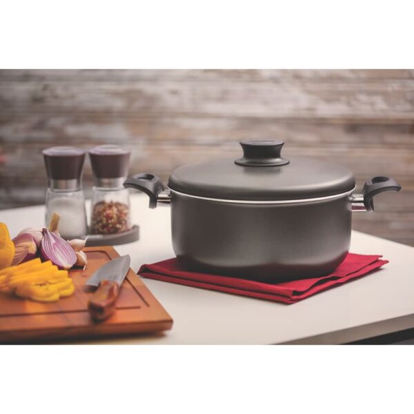 Olla Baja Paris de Aluminio con Revestimiento Antiadherente Starflon Max 28cm 8,0L - Imagen 4