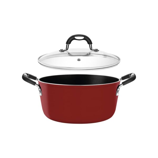 Olla Mónaco de aluminio con revestimiento interno antiadherente Starflon T3 24cm 4,5L - Imagen 2