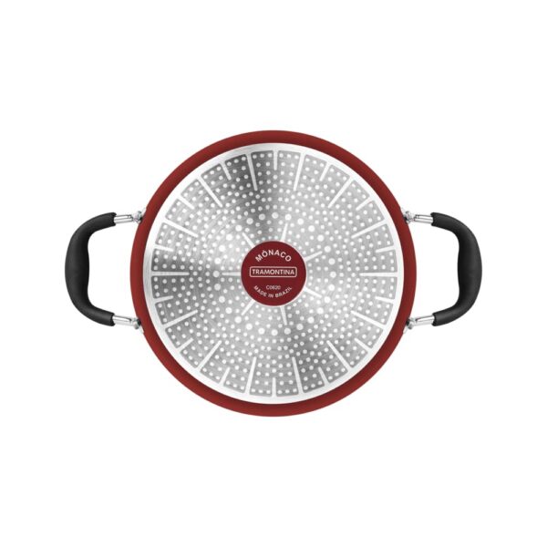 Olla Mónaco de aluminio con revestimiento interno antiadherente Starflon T3 24cm 4,5L - Imagen 4