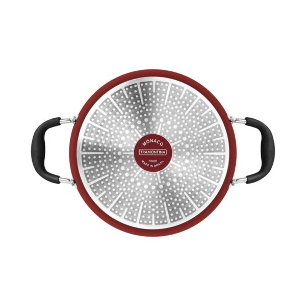 Olla Mónaco de Aluminio con Revestimiento Interno de Antiadherente Starflon T3 28cm 6,5L - Imagen 4