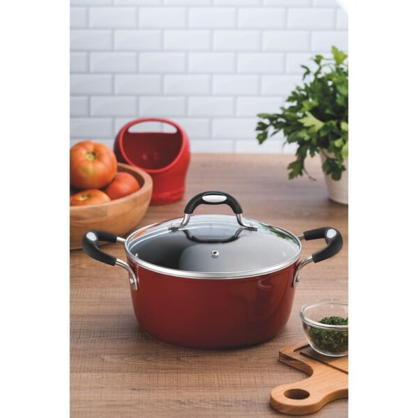 Olla Mónaco de Aluminio con Revestimiento Interno de Antiadherente Starflon T3 28cm 6,5L - Imagen 6