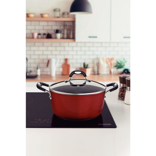 Olla Mónaco de Aluminio con Revestimiento Interno de Antiadherente Starflon T3 28cm 6,5L - Imagen 7