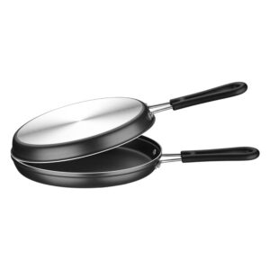 Omeletera Loreto en Aluminio con Revestimiento Interno y Externo en Antiadherente Starflon Max Grafito 24cm