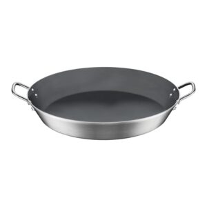 Paellera profesional de aluminio con terminación externa lijada y revestimiento interno antiadherente Starflon T3 45cm