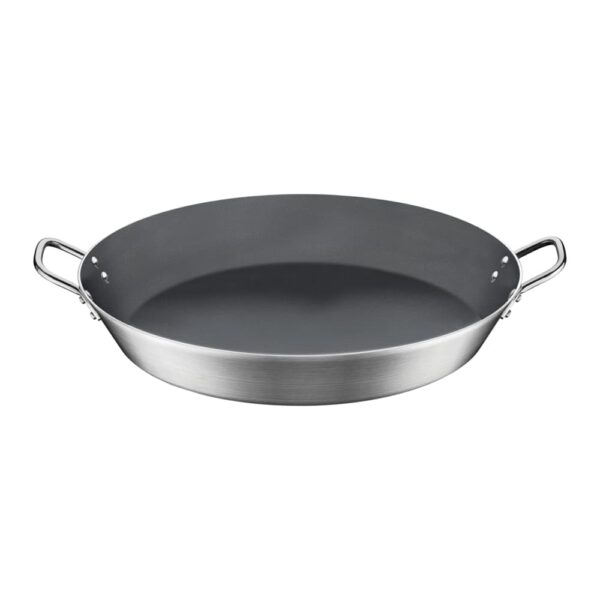 Paellera profesional de aluminio con terminación externa lijada y revestimiento interno antiadherente Starflon T3 45cm