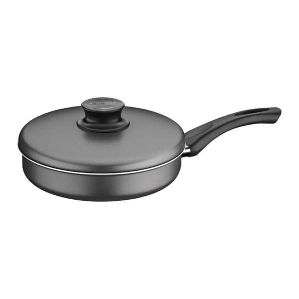 Sartén Recto Paris de Aluminio con Revestimiento de Antiadherente Starflon Max con Tapa 24cm 2,0L