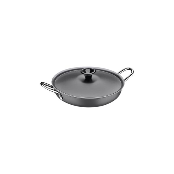 Sartén Turim en aluminio con revestimiento antiadherente Starflon Max con tapa plomo 14cm