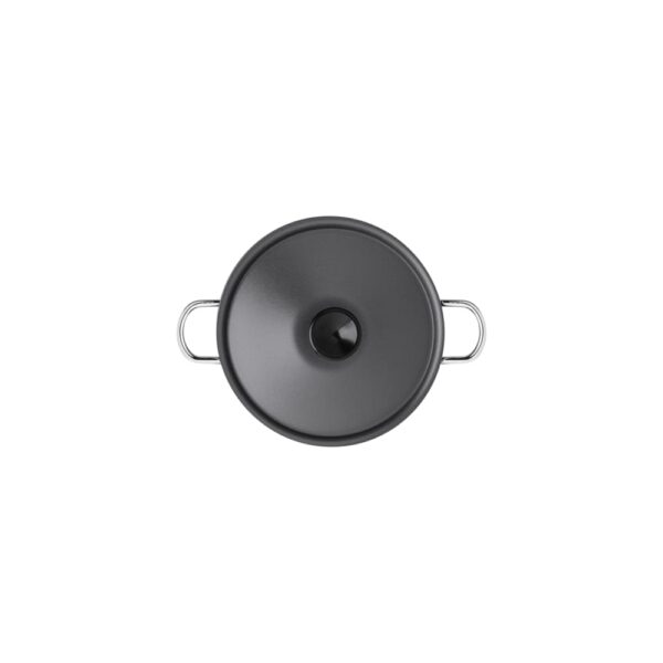 Sartén Turim en aluminio con revestimiento antiadherente Starflon Max con tapa plomo 14cm - Imagen 2