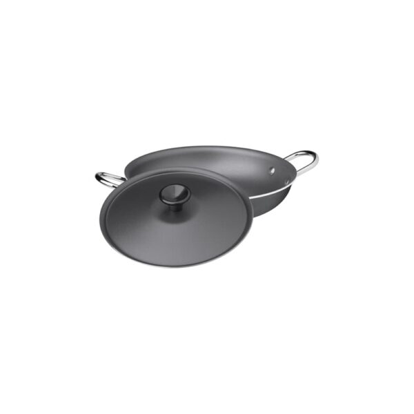 Sartén Turim en aluminio con revestimiento antiadherente Starflon Max con tapa plomo 14cm - Imagen 3
