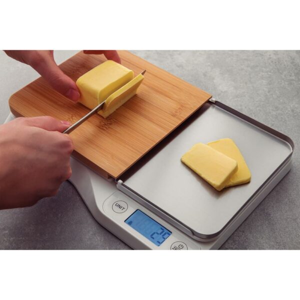 Balanza Digital para Cocina Adatto con Tabla de Corte 5Kg - Imagen 3