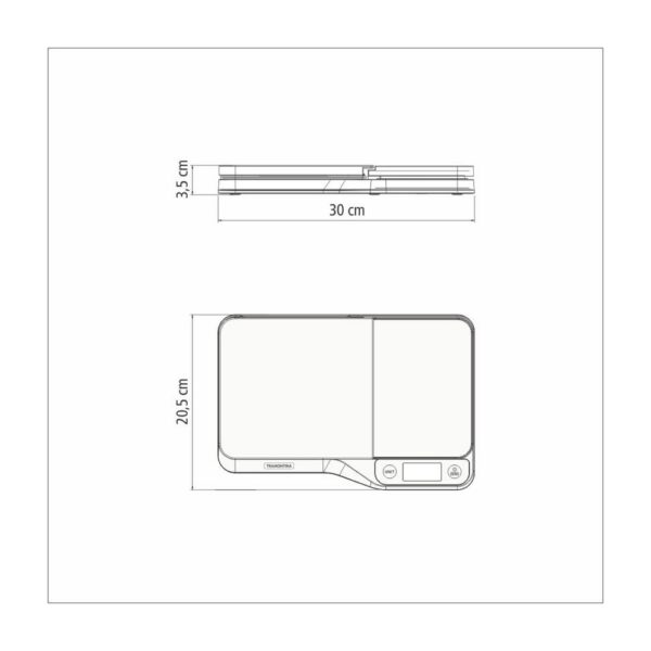 Balanza Digital para Cocina Adatto con Tabla de Corte 5Kg - Imagen 5