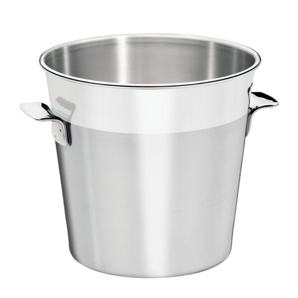 Balde para botellas Cosmos de acero inoxidable opaco con borde brillante 20cm 5,2L
