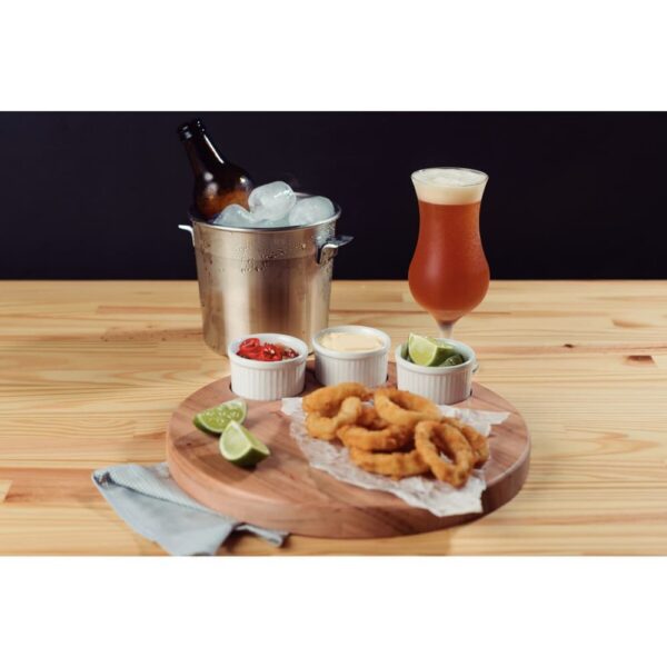 Balde para botellas Cosmos de acero inoxidable opaco con borde brillante 20cm 5,2L - Imagen 6
