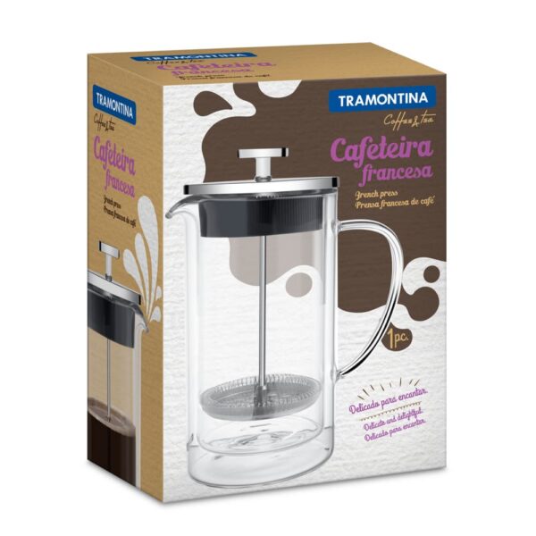 Cafetera - Prensa Francesa en Vidrio Doble 0,95L - Imagen 6