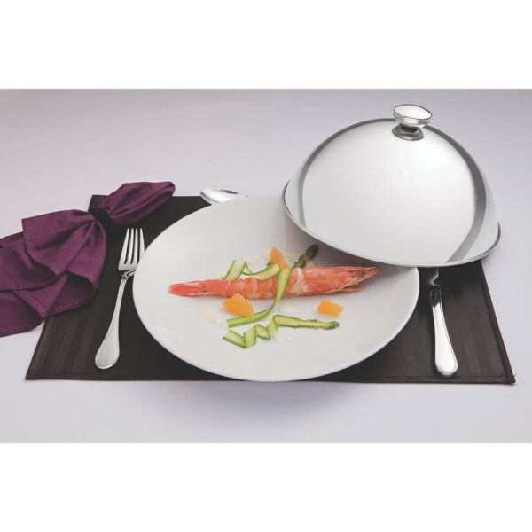 Campana Service de acero inoxidable 24,5cm - Imagen 2