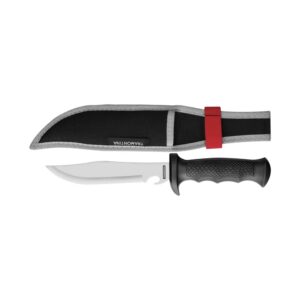 Navaja Sport con Hoja de Acero Inoxidable y Mango de Polipropileno con Funda de Nylon 6"