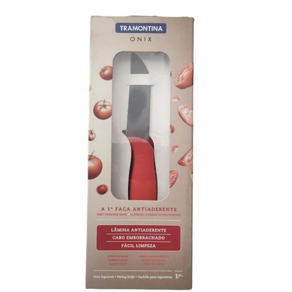 Cuchillo para Legumbres 3" Lamina Antiadherente Protección Antibacteriana Microban