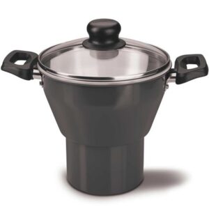 Cuscucera Caribe en aluminio con revestimiento interno y externo con antiadherente Starflon Max 16cm