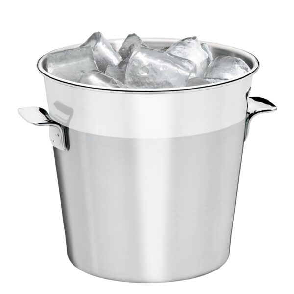 Hielera Cosmos de acero inoxidable opaca con borde brillante 14cm 1,8L - Imagen 2