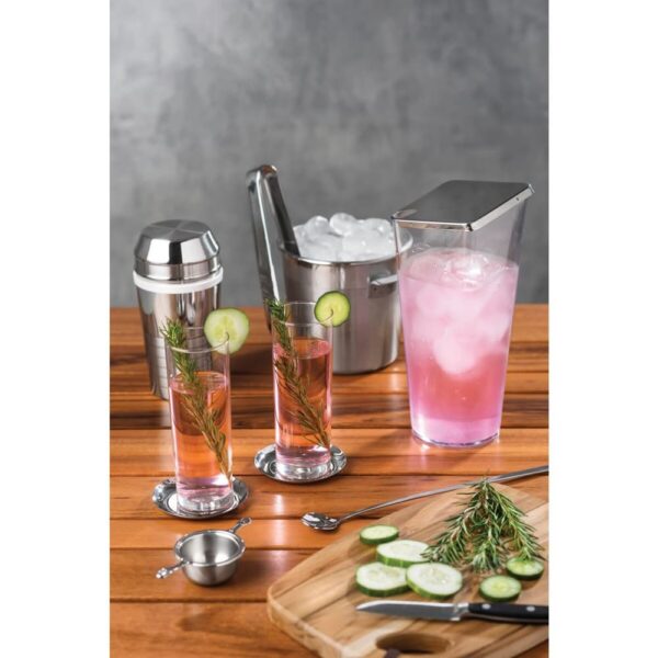 Hielera Cosmos de acero inoxidable opaca con borde brillante 14cm 1,8L - Imagen 5