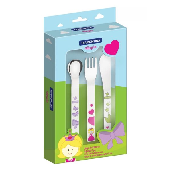 Juego de Cubiertos para Niñas Allegria 3 Pzs - Imagen 2