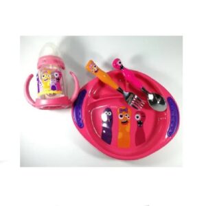 Kit Infantil MonsterKids Rosa 4 Pzs