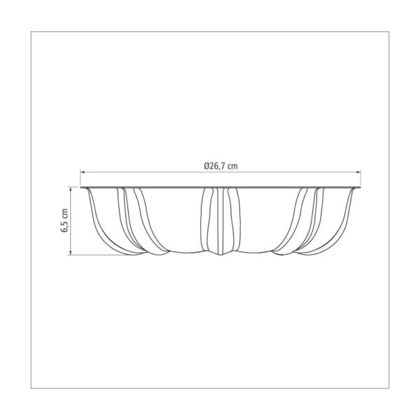 Molde para pastel Brasil de aluminio con revestimiento antiadherente Starflon T1 24cm - Imagen 3
