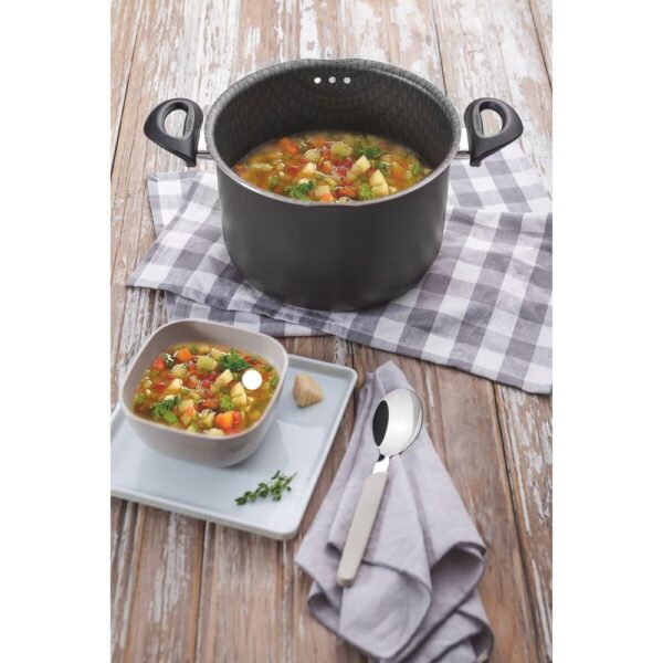 Olla 3 en 1 Paris de Aluminio con Revestimiento de Antiadherente Starflon Max con doble Tapa 22cm 4,8L - Imagen 5