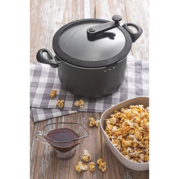 Olla 3 en 1 Paris de Aluminio con Revestimiento de Antiadherente Starflon Max con doble Tapa 22cm 4,8L - Imagen 7