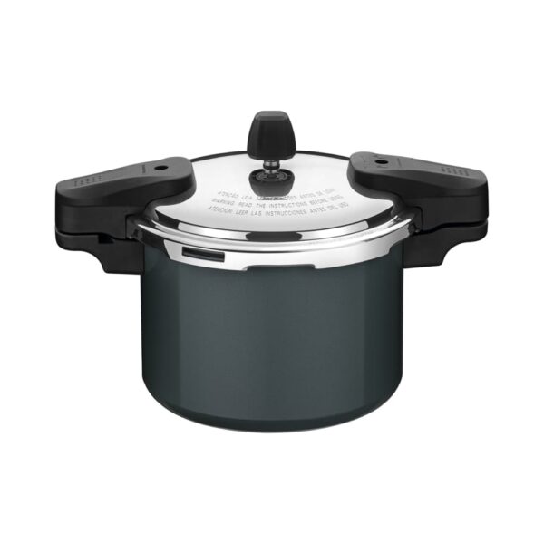 Olla a Presión Torino de Aluminio con Revestimiento Interno y Externo de Cerámica Verde Petróleo 20cm 4,5L