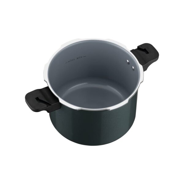 Olla a Presión Torino de Aluminio con Revestimiento Interno y Externo de Cerámica Verde Petróleo 20cm 4,5L - Imagen 3