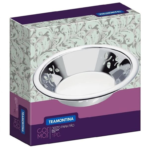 Panera Redondo Cosmos de Acero Inoxidable 23cm - Imagen 2