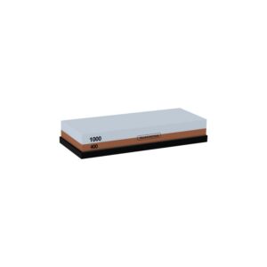Piedra para afilar Profio con granulación 400 y 1000, doble faz, con soporte revestido de goma
