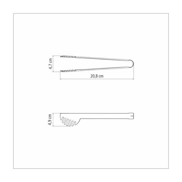 Pinza para pasta Utility de acero inoxidable - Imagen 5