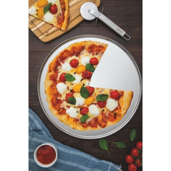 Molde para Pizza Service en Acero Inoxidable 40cm - Imagen 4