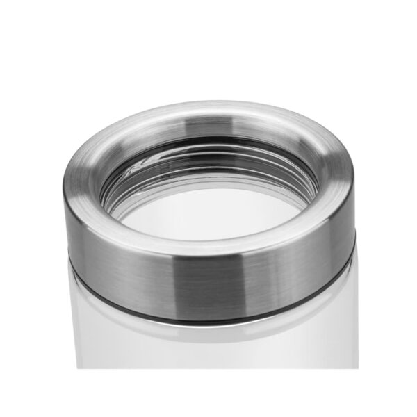 Frasco de Vidrio Purezza con Tapa de Acero Inoxidable 10cm 0,7L - Imagen 2