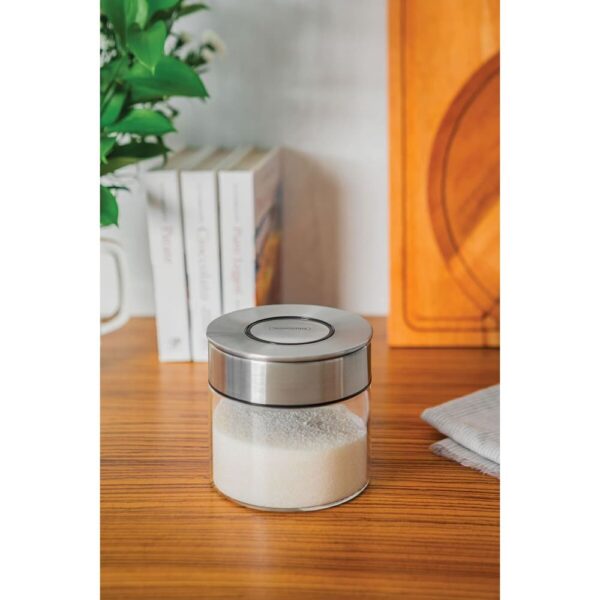 Frasco de Vidrio Purezza con Tapa de Acero Inoxidable 10cm 0,7L - Imagen 9