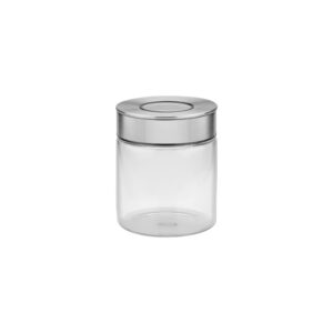 Frasco de Vidrio Purezza con Tapa de Acero Inoxidable 10cm 0,7L