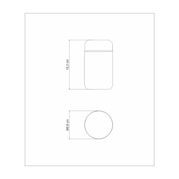 Pote para Alimentos térmico de acero inoxidable con tapa azul de 400ml - Imagen 5